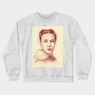 Simone de Beauvoir portrait Crewneck Sweatshirt